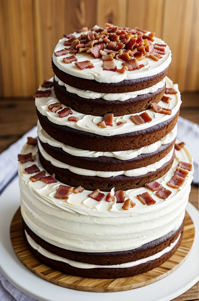 Bacon cake
