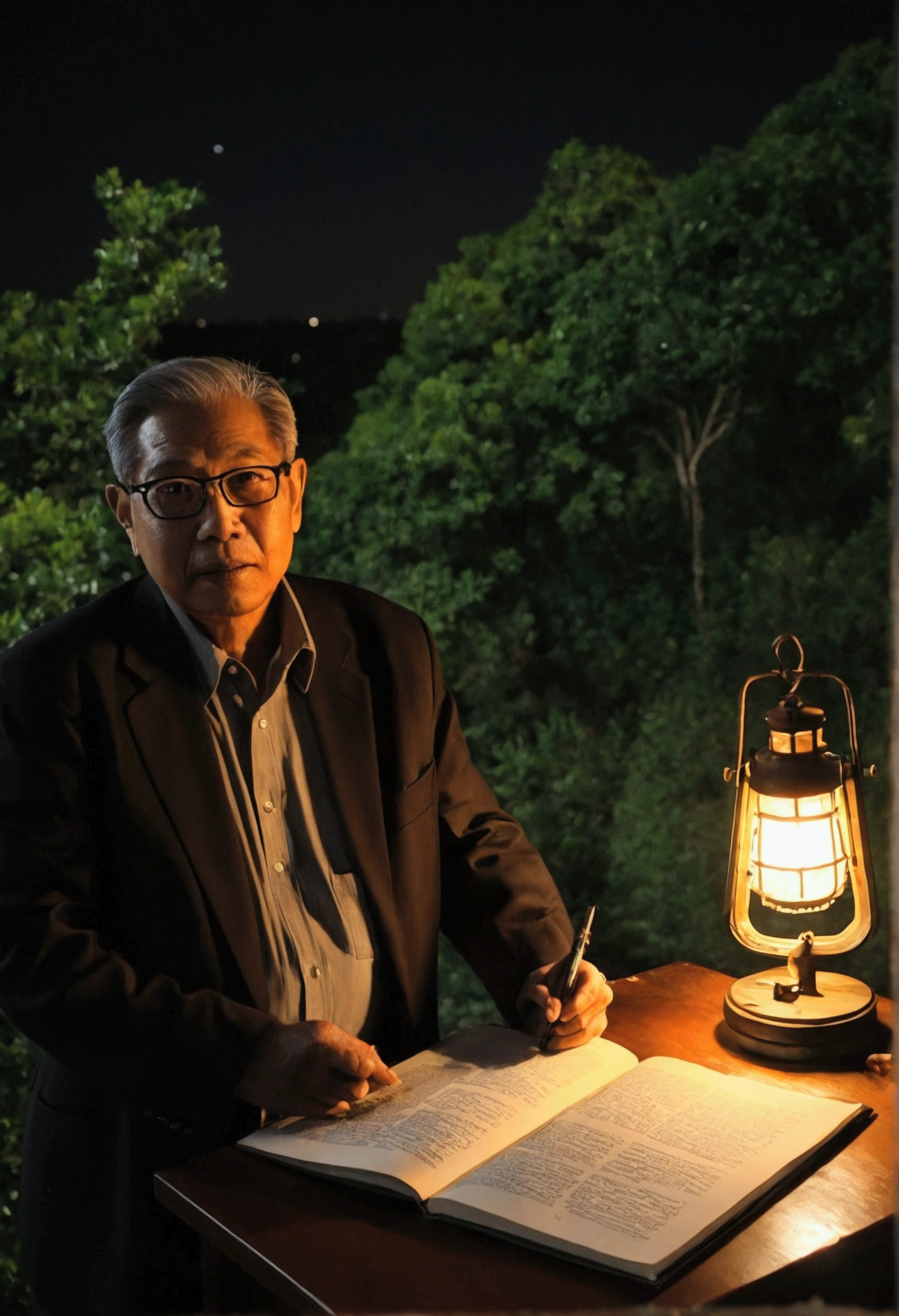 ภาพวาดProfิลปะดิจิทัล วัด และพุทธรูปในสุโขทัย ปี พ.Prof.2250 pictures of a dark night Proper picture arrangement, Expressionism, Fujicolor, masterpiece