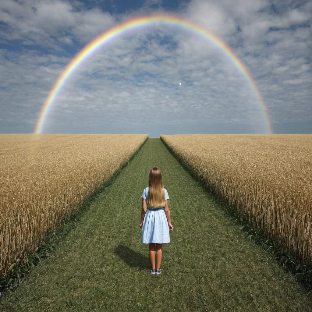 "If a body meet a body coming through the rye."
Image Prompt: Create a visual interpretation of Holden's vision of saving children in a rye field, emphasizing the theme of preserving innocence and purity.