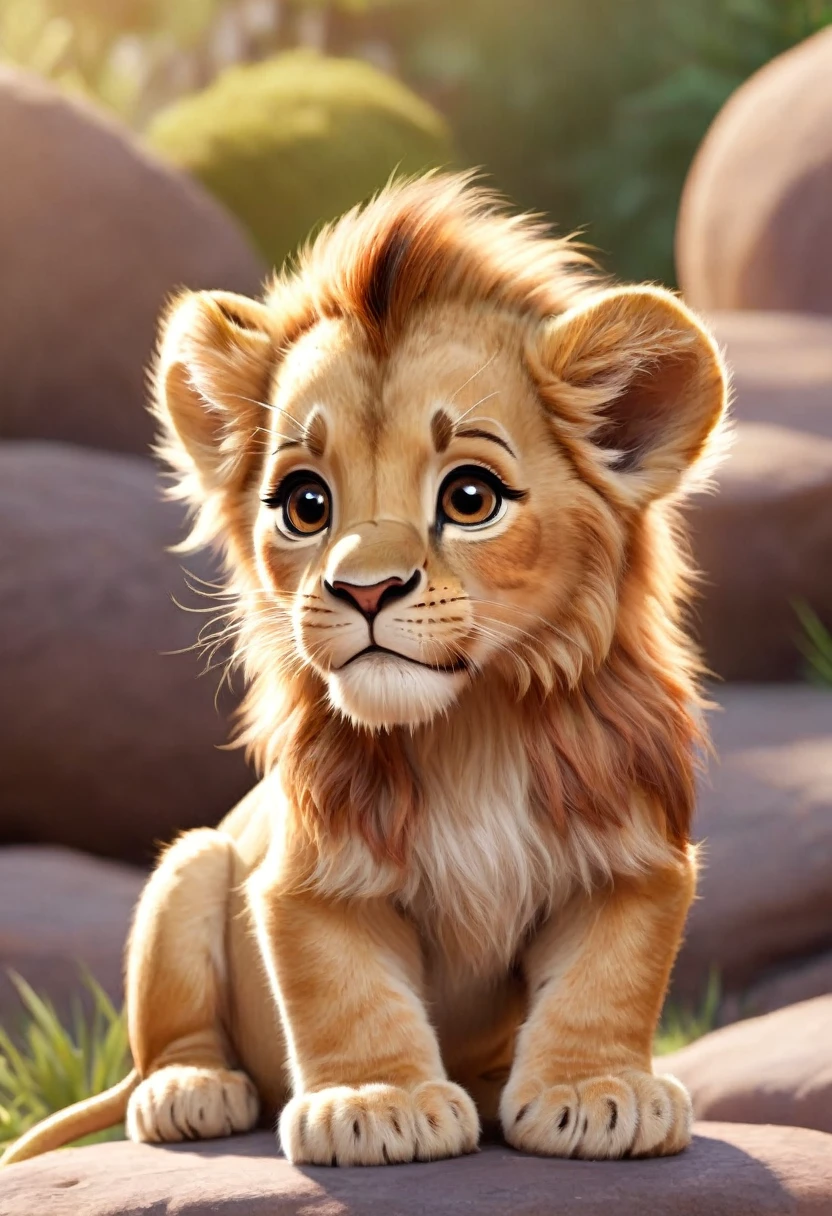 Picture of a small Lion from Disney Cute characters