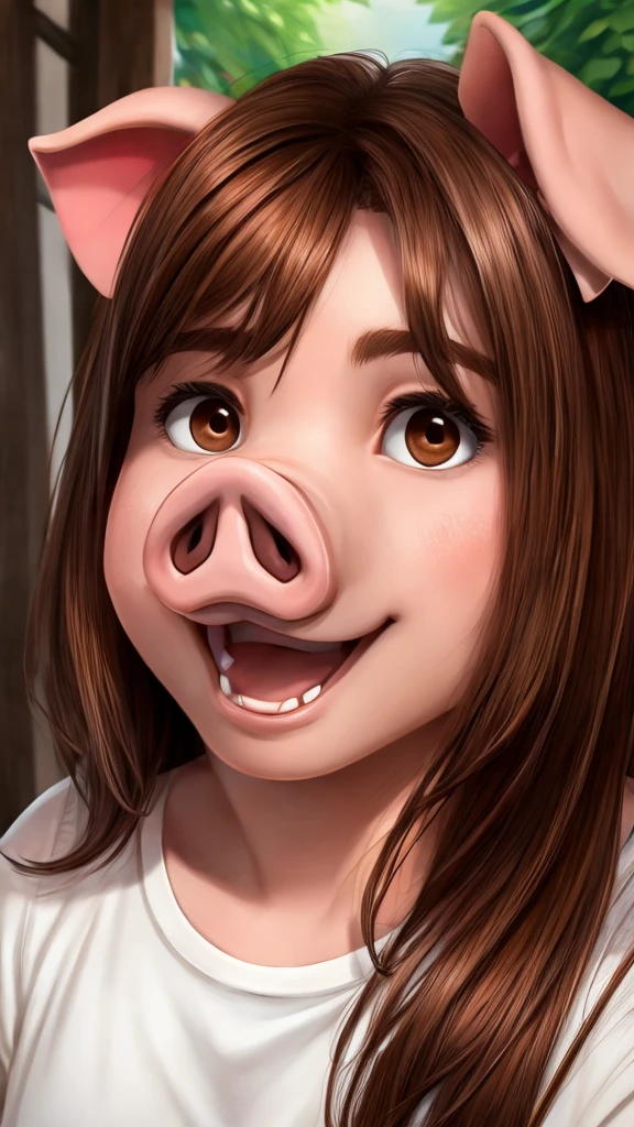 pig, young, femboy, girly, pig penis, big penis, cumming, cum, oral sex, birthday party, kids watching, pleasured, open mouth, tongue out