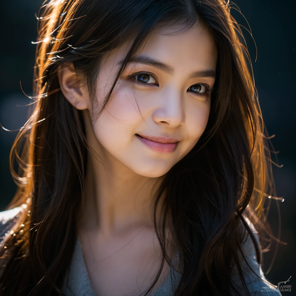 highest quality, epic realistic, ((in the pitch black darkness :1.4)), ((portrait:1.5)),(background: dark ) high contrast ,glorious picture, lowest lux, lighting face, she's comfortable, wearing nothing, , looks incredible, (8k, Raw photo, Highest quality),(epic realistic:1.5), a woman, face,(detailed eyes:0.8),(looking at the camera:1.4), (Highest quality), ( high contrast, deep shadows),Intricate details,cinematic,((skin:1.4)), (long dark hair:1.3), long hair, messy ,(Hdr:1.5),Detailed, colors, Superior quality, Masterpiece, Raw Photo (20-year-old, looking at viewer), beautiful, (wearing plain yellow shirt,), perfect, natural, perfect composition, portrait, perfect face, smiling expression, Captivating eyes, Bright details, Tight lips, (High Skin Detail),, (blue tint: 0.6), (sale: 0.8), (bloody: 0.7), Key lighting , (backlight: 0.5), Medium depth of field, Canon 5d, 50mm lens, f/4 apertures, (Ultra-detailed, Complex detail), sharp focus, soft colors, 8k, Absurd, 80mm, bokeh background, photography, smiling, pinay, filipina, large , neon lights background, bokeh