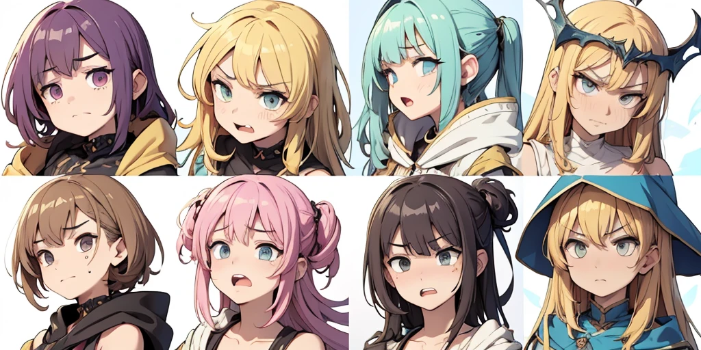 beautiful girl,(Get angry:1.4),Fantasy,RPG,Calm atmosphere,4K,8k,Highest quality