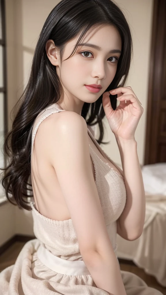 ((Best quality, 8k, Masterpiece :1.3)), Sharp focus :1.2, A pretty girl 24 years old with perfect figure :1.4, Slender abs :1.3, Raw photography、超A high resolution, full body, Best Quality, Ultra High Definition, (Photorealistic:1.4), Detailed Photo, Smiling, Sexy, Facing Camera, Close-up (Masterpiece: 1.3), (8K, Photorealistic, Best Quality: 1.4), (1girl), Beautiful Face, (Realistic Face),Beautiful Hairstyle, Realistic eyes, beautiful detail eyes, (realistic skin), beautiful skin, (sweater), absurd, attractive, ultra high resolution, ultra realistic, high definition, golden ratio,Good hands、10、high-reaster-piece、highest quality、head:1.3、((Hasselblad photo))、Fine Skin、crisp focus、(Light like a movie)、gentle lighting、Dynamic Ungle、[:(detailed face:1.2):0.2]、
Negative Pro, ((detailed face )),(detailed body ) , (((The massage central))), (((room master))), Highly detailed face and skin texture, Detailed eyes, Double eyelid,huge breasts,masterpiece,super fine eyes,super fine hand,Wearing jewelryrealistic, face zoom, perfect makeup