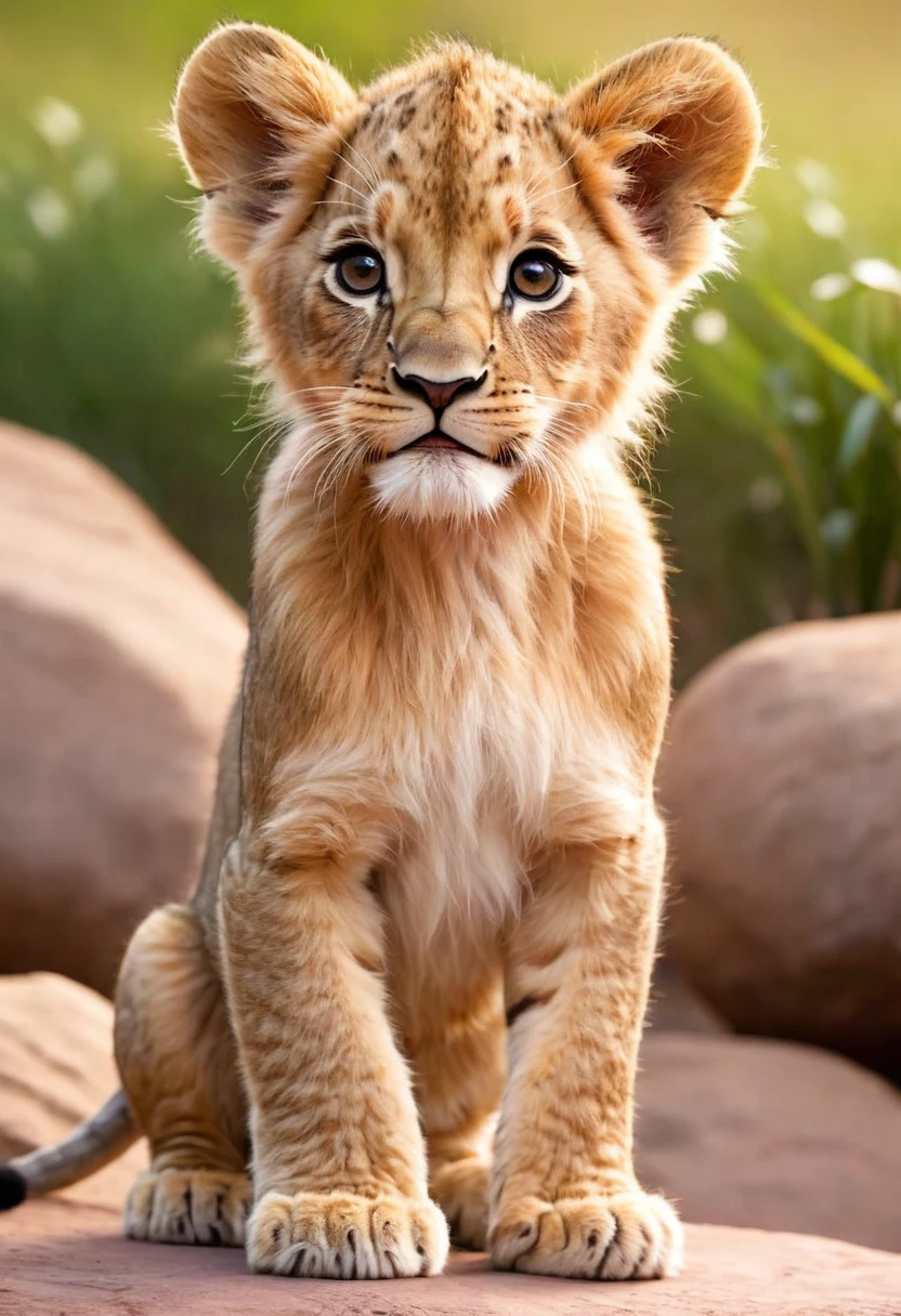 Picture of a small Lion cub from Disney Cute characters