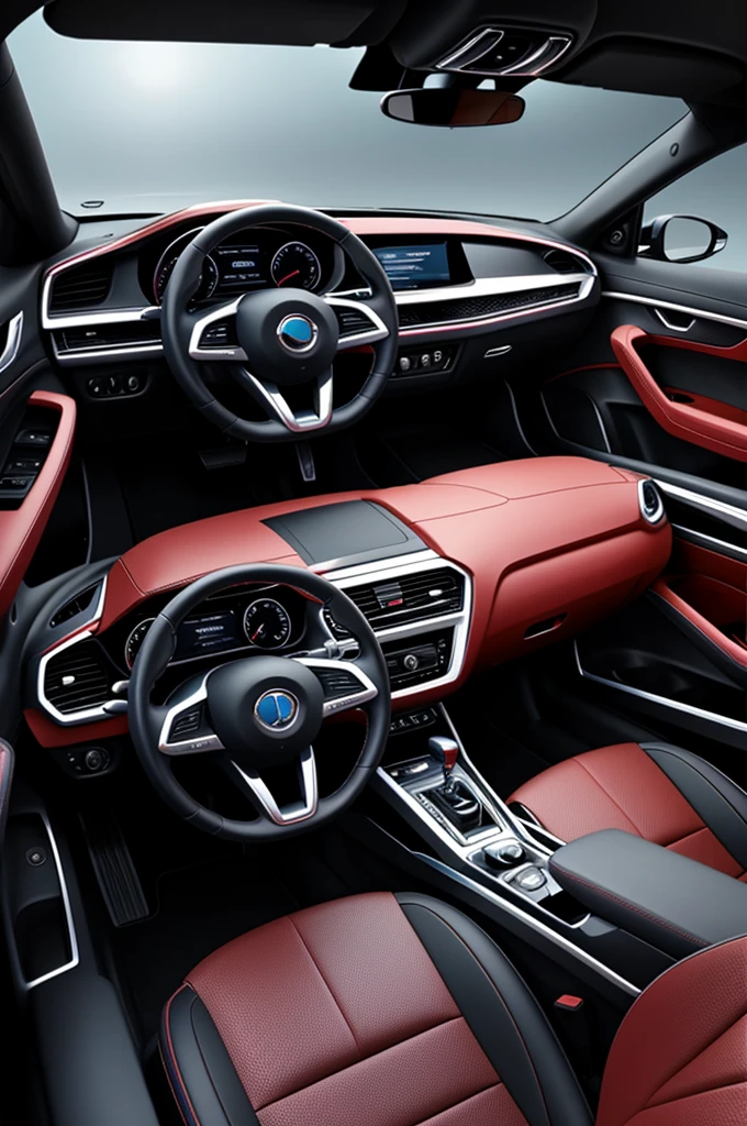 Picture of the car of the future high quality, unusual color and design