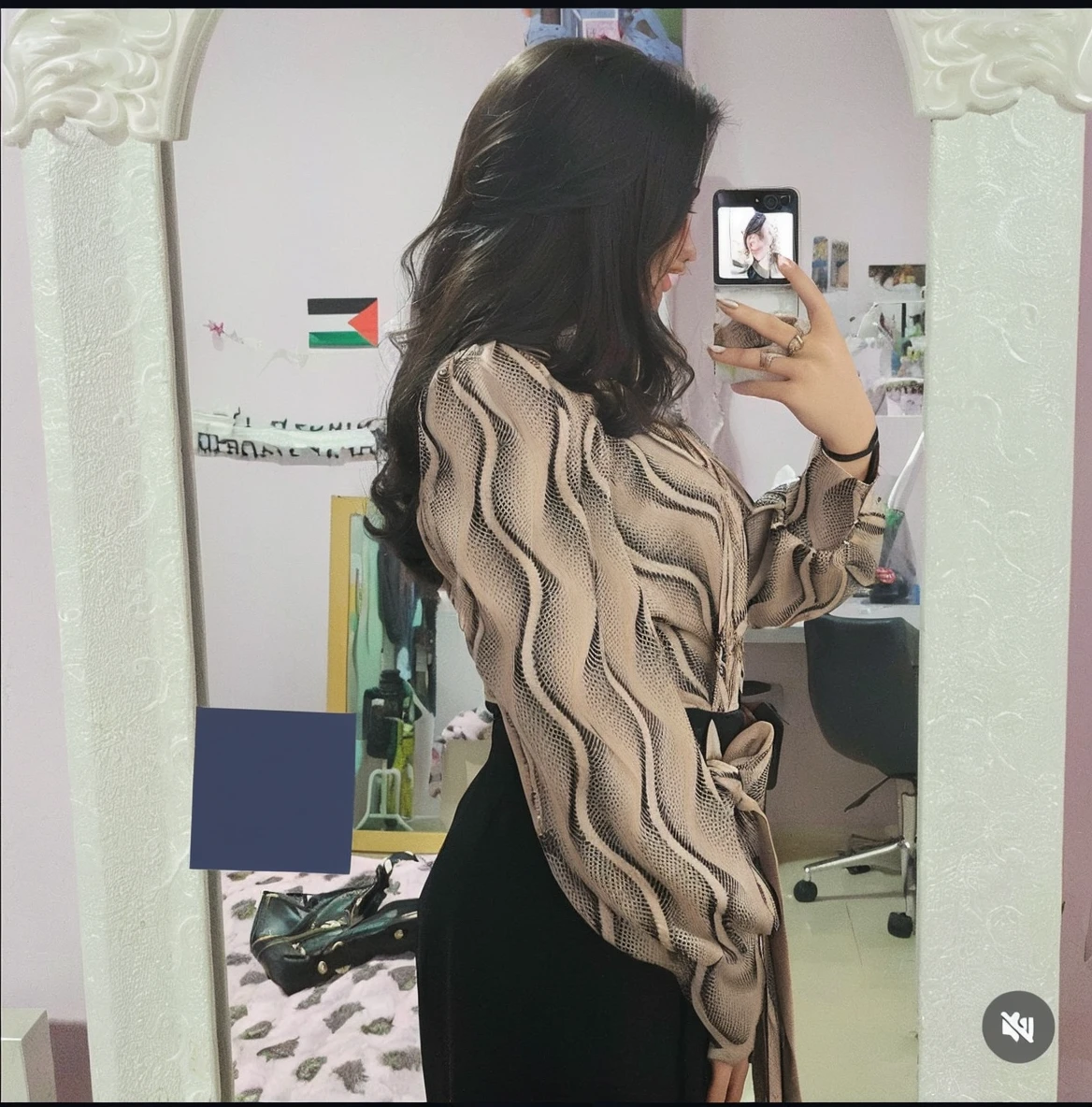 A woman from Arafat wearing a white dress stands in front of a table, profile picture, greek ameera al taweel, Beautiful aesthetic, Taken in 2022, 18 years old, Very, very low quality image, Vibrant aesthetic, profile picture, Selfie in the middle of the shot, About 19 years old, profile pictureture, Taken at 2 0 2 0