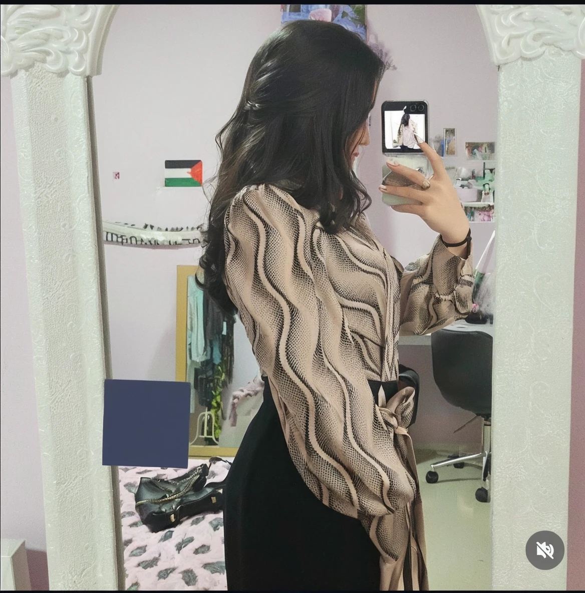 A woman from Arafat wearing a white dress stands in front of a table, profile picture, greek ameera al taweel, Beautiful aesthetic, Taken in 2022, 18 years old, Very, very low quality image, Vibrant aesthetic, profile picture, Selfie in the middle of the shot, About 19 years old, profile pictureture, Taken at 2 0 2 0