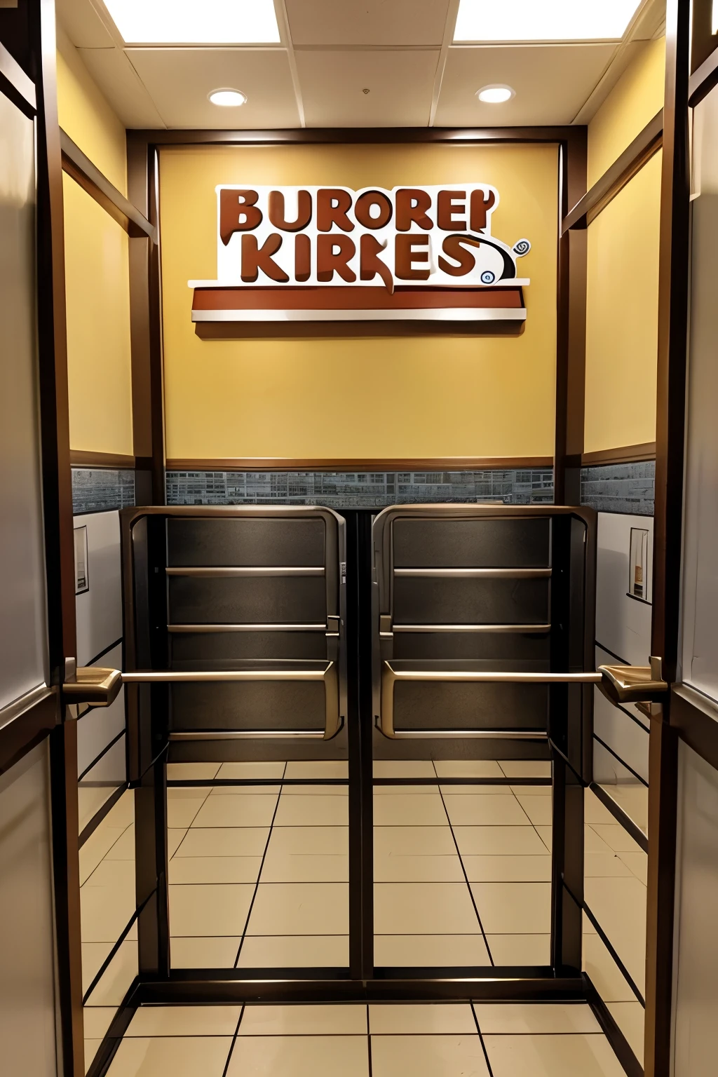 Burger King as a jail cell