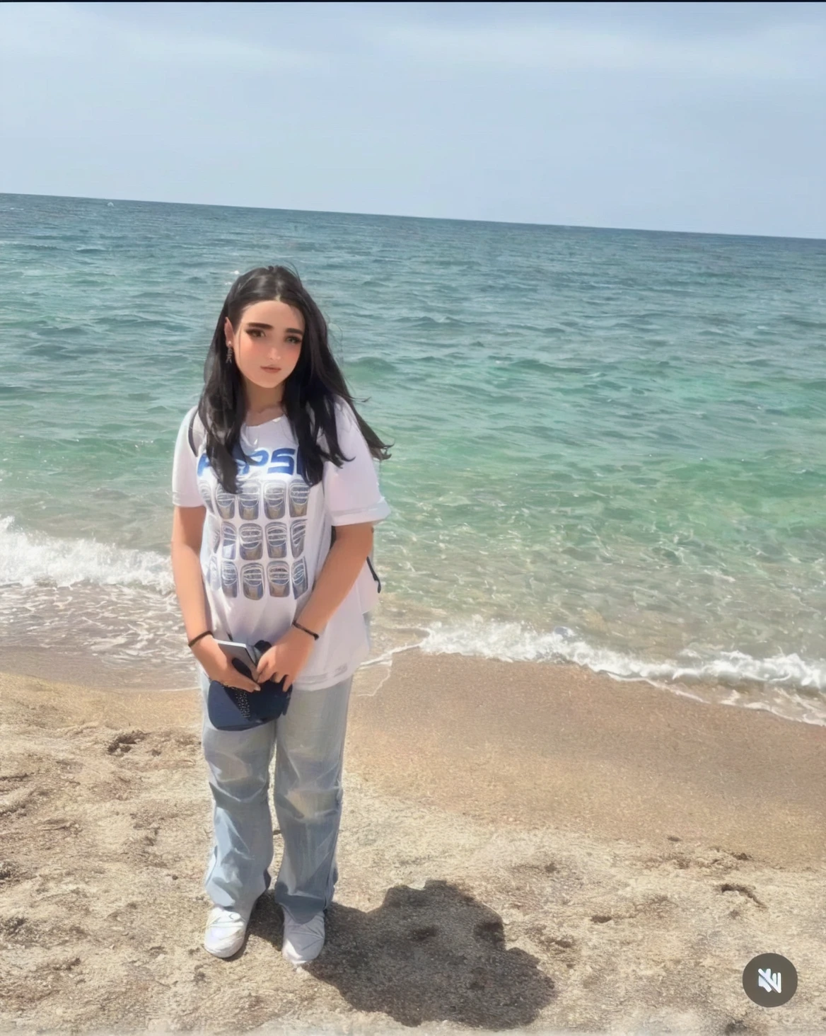 A woman from Arafat wearing a white dress stands in front of a table, profile picture, greek ameera al taweel, Beautiful aesthetic, Taken in 2022, 18 years old, Very, very low quality image, Vibrant aesthetic, profile picture, Selfie in the middle of the shot, About 19 years old, profile pictureture, Taken at 2 0 2 0