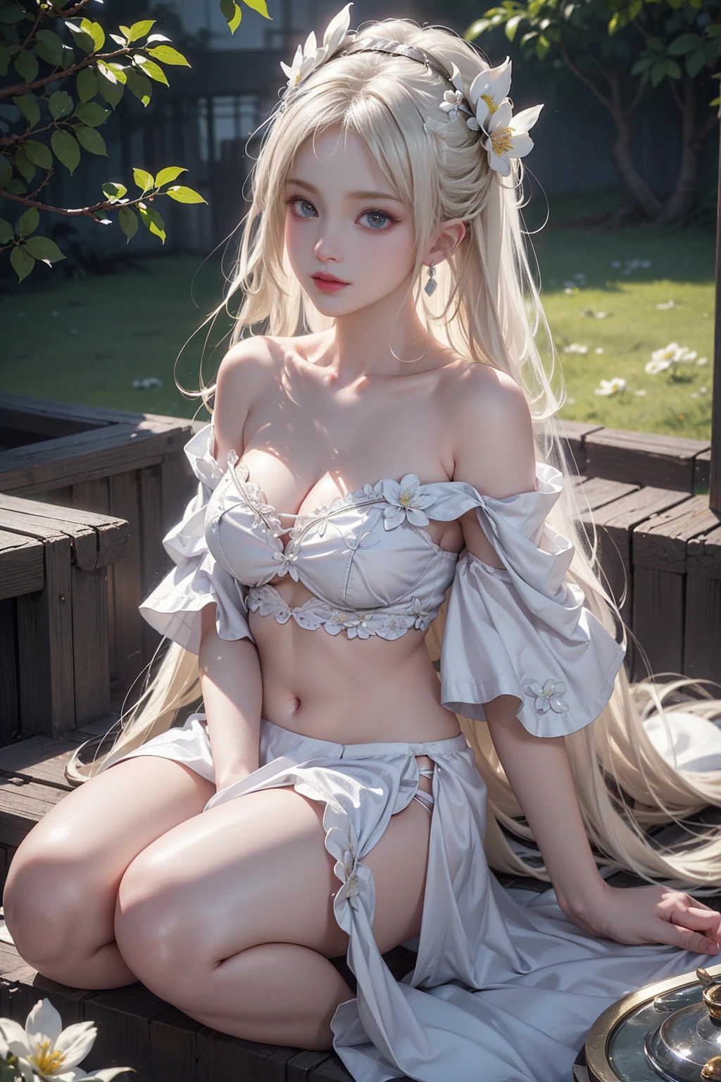
(電車の座席にSitting女の子),Bright expression、Young and shiny white glossy skin、The best Rondo reflections、Platinum blonde hair with dazzling highlights、Shiny Hair、Super long silky straight hair、Shiny beautiful bangs、Bright, clear, attractive, large blue eyes、Very beautiful lovely cute 16 year old girl、Ample Bust、Beautiful detailed eyes、 Beautiful detailed nose,((whole body:1.5)),Eye-emphasizing makeup、Royal Style、Comic book style、、Subsurface Scattering、Glamorous details、Nature background、Supergianthugebreasts、((Cinematic)))、solo、(Immersive atmosphere、Clare Obscure:1.5、Bright light:1.2、Bright lighting)、(blush:0.5)、Captivating look、Very detailed_eyes、Thick thighs、big、Beautifully detailed backgrounds、Depth of written boundary、Real:1.3、Long Shot、Sitting、whole body、(Ambient Light:1.3)、(Cinematic composition:1.3)、(Neon Light:0.1)Platinum blonde hair with dazzling highlights、Shiny Hair、Super long silky straight hair、Shiny beautiful bangs、Bright, clear, attractive, large blue eyes、Very beautiful lovely cute 16 year old girl、Ample Bust、Beautiful detailed eyes、 Beautiful detailed nose,((whole body:1.5)),Eye-emphasizing makeup、Royal Style、Comic book style、、Subsurface Scattering、Glamorous details、Nature background、Supergianthugebreasts、((Cinematic))、Dramatic Lighting、Mastepiece、((White floral off-shoulder T-shirt:1.4))、(Loose and fluffy perm:1.4)、1 girl、(Light on face and chest)、(((((Underboob)))))、Lower chest、Oily skin、Are thin、 (The underside of the chest is slightly visible)、(I can see under my chest、Belly button and ribs visible)、The hips and lower abdomen are visible、Navy blue flared skirt、(Pull up your skirt)、((White thong panties are visible))、