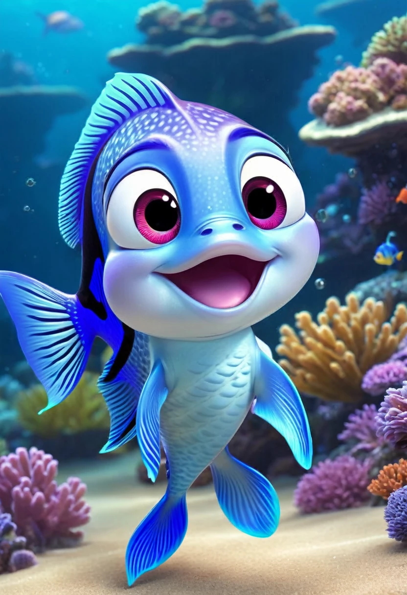 Picture of a small Little fish from Disney Cute characters