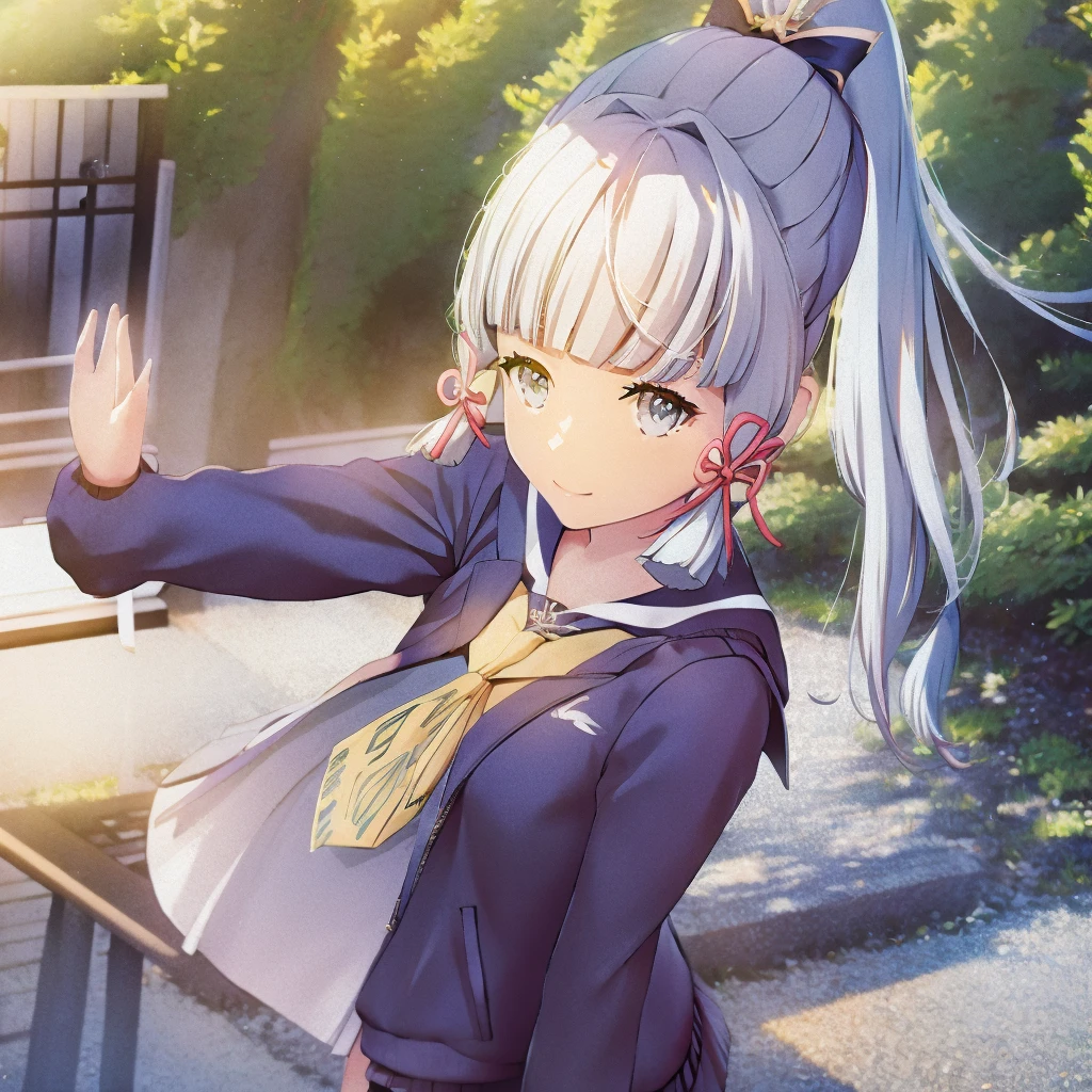 Girl, school outfits, smile, lovely