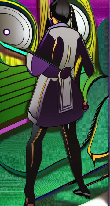 Upscaled, beautiful, detailed character in comic or anime style
