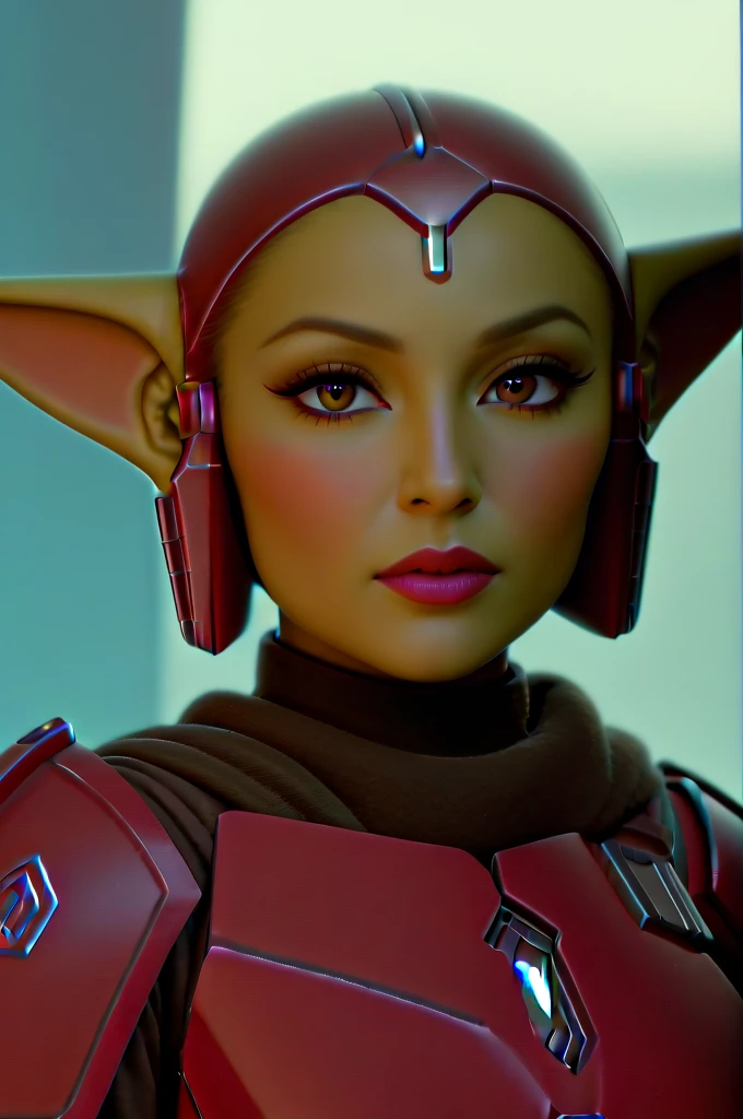 a ((female twi'lek ))mandalorian, beautiful detailed eyes, beautiful detailed lips, extremely detailed face, long eyelashes, mandalorian armor, sci-fi, cinematic lighting, dramatic, epic, intricate details, hyper-realistic, 8k, high-quality, photorealistic
