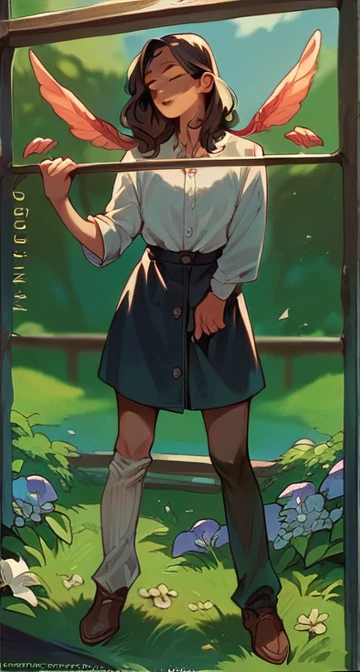 Upscaled, beautiful, detailed character in comic or anime style