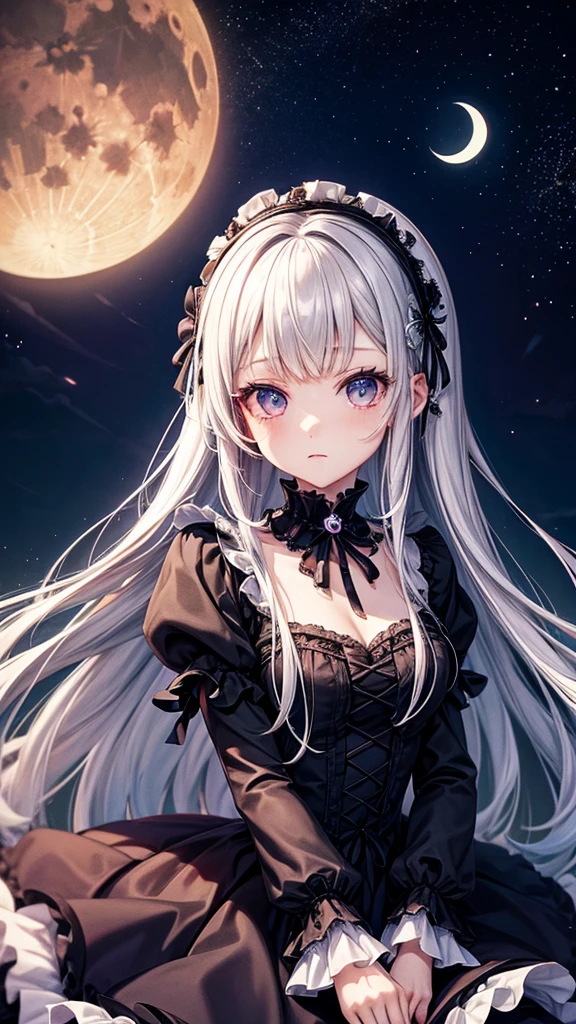 Princess Gothic Lolita dress night moon
