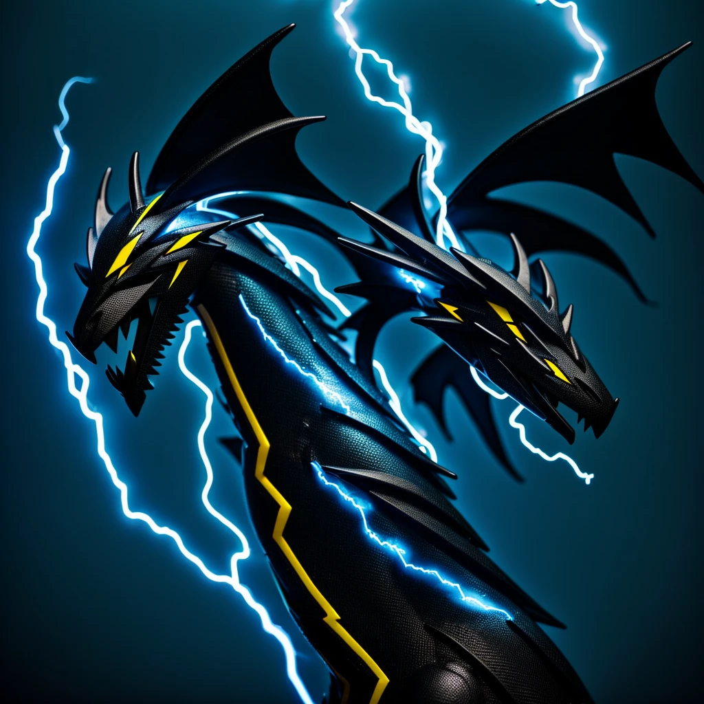 black lightning dragon