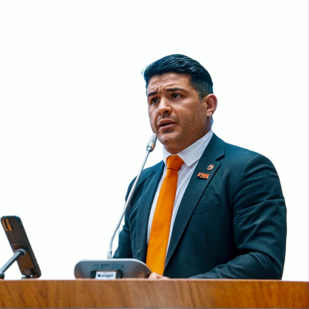 There&#39;s a man in a suit and tie speaking on a podium, eloy morales, reddit post, Jose Moncada, pablo perdomo, Khyzyl Saleem, Mohammed Chahin, under Alfonso, alex miranda, pedro correa, david rios ferreira, luiz escanuela, joel torres, johnatan wayshak,  pixar