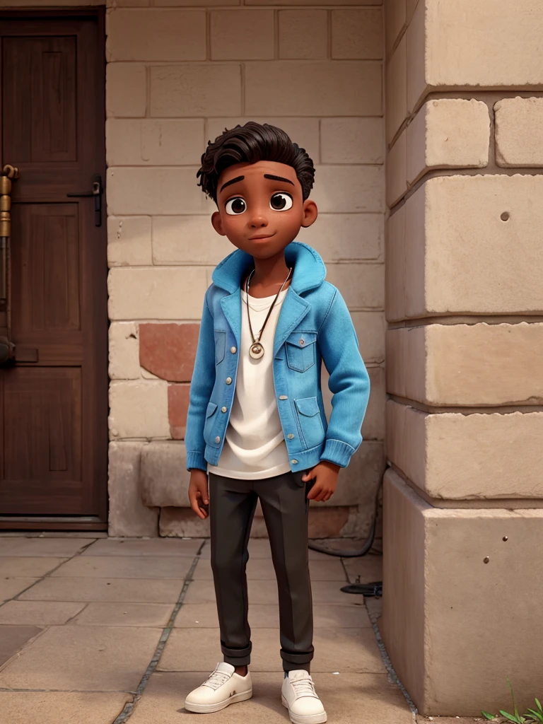 Young man with drip