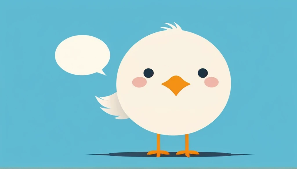 thought balloon illustration animation chick
