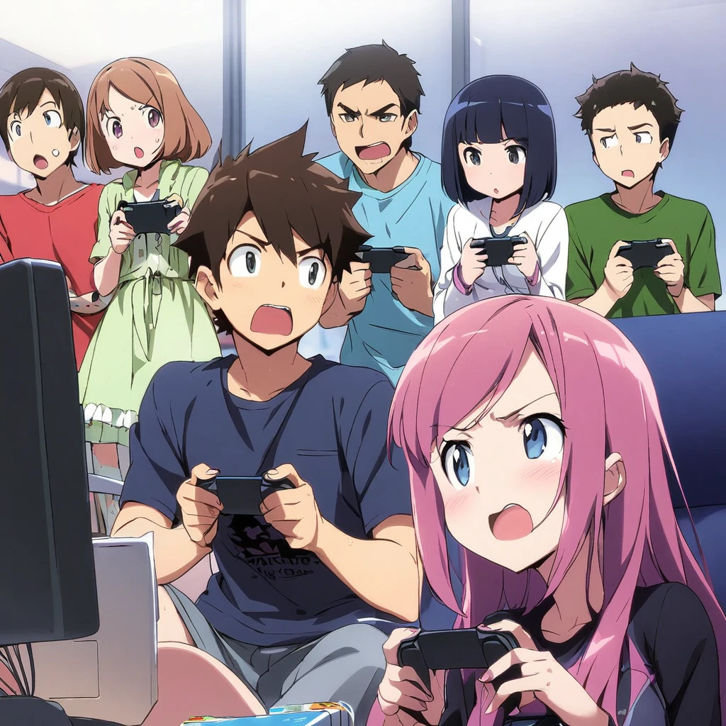 video game, boys and girls, competition