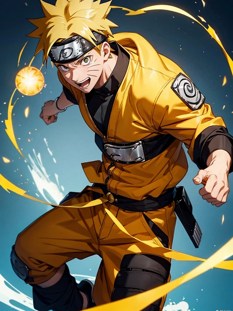 Naruto with Jordan and golden threads