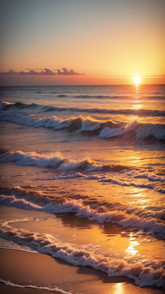 summer,Ocean,Sky Sky,(sunset),Orange-yellow monochromatic tones,High saturation,low brightness,Film Stock Photos,Professional photography,Wide Wide Shot,High angle view,High Sharpness,