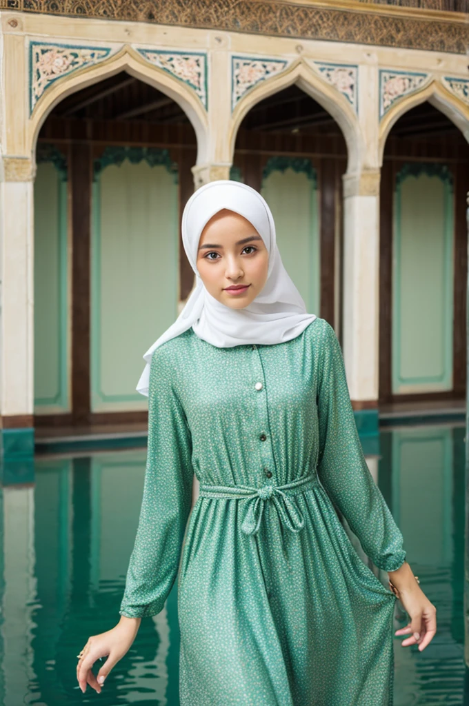 hijab, dress, venesia