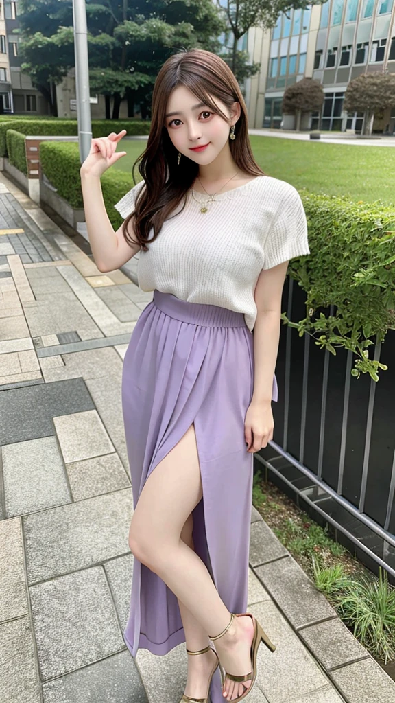 Full body beautiful girl high resolution photorealistic 20 years old 8K front idol charming charming outfit