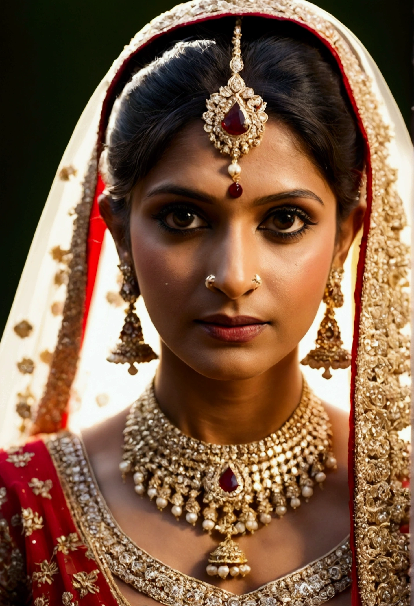 An beautiful indian bride