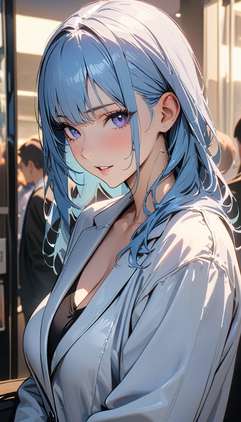 masterpiece , modern, Verism, masterpiece, super detail, best quality, 4K ,((Adult face)), woman,Wearing a white coat,成熟したwoman