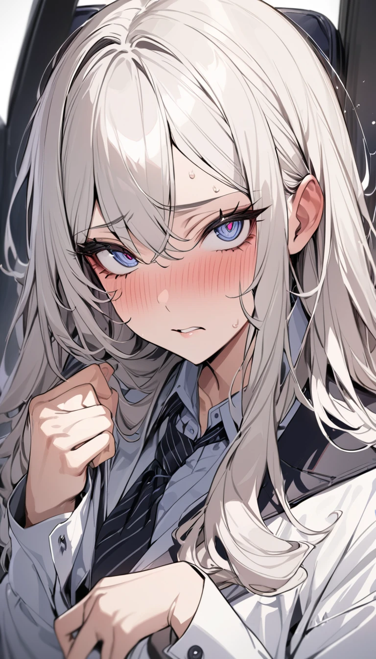 masterpiece, High resolution, perfect face, Korean beautiful high school, 30 years old, beautiful face, white background, embarrassed look, look at the camera, (top quality eyes), detailed texture, look at me, Married woman, cool women, ((high resolution eyes)), hentai
