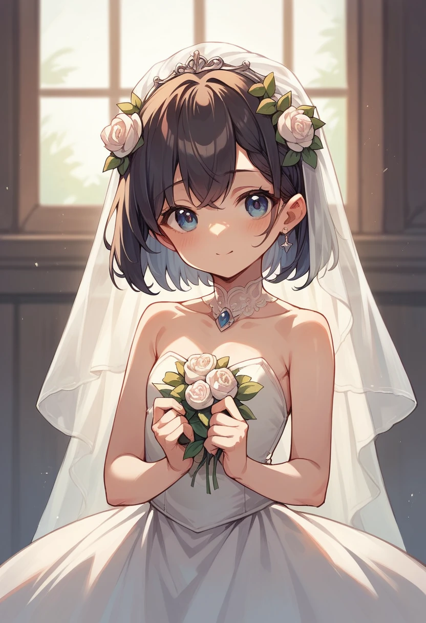 Young indian cute bride