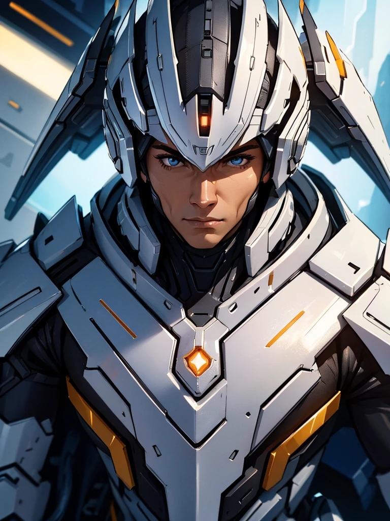 male futuristic bodybuilder scientist using a mechanical armor, super strong, portrait, closeup, best quality,4k,8k,highres,masterpiece:1.2,ultra-detailed,realistic,photorealistic,photo-realistic:1.37,HDR,UHD,studio lighting,ultra-fine painting,sharp focus,physically-based rendering,extreme detail description,professional

