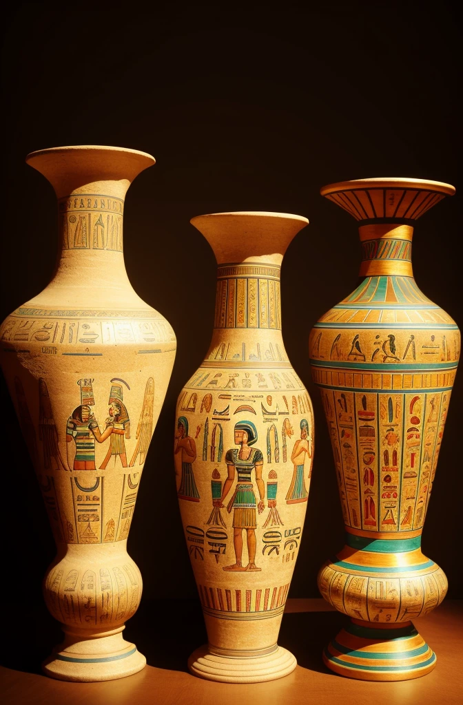 Egyptian vases 