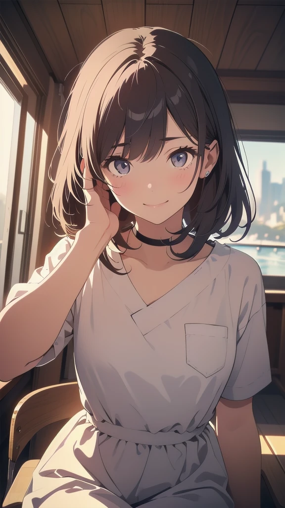 masterpiece, ultra high resolution, , (top quality, high resolution, 4K, detailed lighting, shaders, perfect anatomy, perfect proportions), eye of the beholder, (masterpiece, top quality) (top quality, high resolution, masterpiece: 1.2), highly detailed, (masterpiece: 1.3, top quality, ultra high resolution, ultra detailed), (top quality: 1.2), perfect eyes, perfect face, (top quality, 4K, 8K, high resolution, masterpiece: 1.2), highly detailed, (top quality,high resolution, masterpiece: 1.5), highly detailed, top quality, ultra detailed, high resolution, 32K CG, very delicate and beautiful, illustration, high resolution, sharp focus, girl 1 person, very beautiful and detailed anime face, very detailed eyes, ((masterpiece)), ((best quality)), (super detailed), ((cute)), cute, ((very detailed)), (best quality, 8K, 32k, super high resolution, very detailed, impressionistic:1.2), blurred background, (two arms) , (two legs), (four fingers and 1 thumb) ,
With your lips pointed, your expression looks as if you are plotting something, Because you were hiding a hint of separation in your pocket As you talked to the Polaroid photo on the edge of your desk, It's a nostalgic memory of the past, but it's more dazzling than now My memories are monochrome, so add color to them Come to me once more and make me smile, beautiful Color Girl We talked on the phone until dawn, and my hands went numb as I held the receiver I still won't forget the whisper that touched my ear My memories are monochrome, so add color to them Come to me once more and make me smile, beautiful Color Girl I doze off alone, with an open magazine on my face Now, on my pillow in my dreams, I wish for the thrill of meeting you In a dinghy gliding along the shore Your waving little finger starts to emit a rainbow of illusions, Color the sky My memories are monochrome, so add color to them Come to me once more and make me smile, beautiful Color Girl