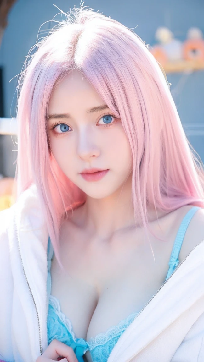 （Pink Fashion T-shirt：1.9），(Colorful hair: 1.8), (all the colours of the rainbow: 1.8),(((((vertical painting：1.6))), （painting：1.6），front, comics, illustrations, paintings, large eyes, crystal clear eyes,（ rainbow color gradient high ponytail：1.7）, exquisite makeup, closed mouth,(Small Fresh: 1.5),(Wipe Chest: 1.6) ，long eyelashes, white off shoulder T-shirt,  White Shoulder Shirt，looking at the audience, large watery eyes, (rainbow colored hair：1.6), color splash, （solo：1.8）, color splash, color explosion, thick paint style, messy lines, ((shining))，(colorful), (colorful), (colorful), colorful, Thick Paint Style, (Splash) (Color Splash), Vertical Painting, Upper Body, Paint Splash, Acrylic Pigment, Gradient, Paint, Highest Image Quality, Highest Quality, Masterpiece, Solo, Depth of Field, Face Paint,  colorful clothes, (Elegant: 1.2), gorgeous,long hair, wind, (Elegant: 1.3), (Petals: 1.4)，(((masterpiece))),(((best quality))),((ultra-detailed)),(illustration),(dynamic angle),((floating)),(paint),((disheveled hair)),(solo),(1girl) , (((detailed anima face))),((beautiful detailed face)),collar,bare shoulders,white hair, ((colorful hair)),((streaked hair)),beautiful detailed eyes,(Gradient color eyes),(((colorful eyes))),(((colorful background))),(((high saturation))),(((surrounded by colorful splashes))),