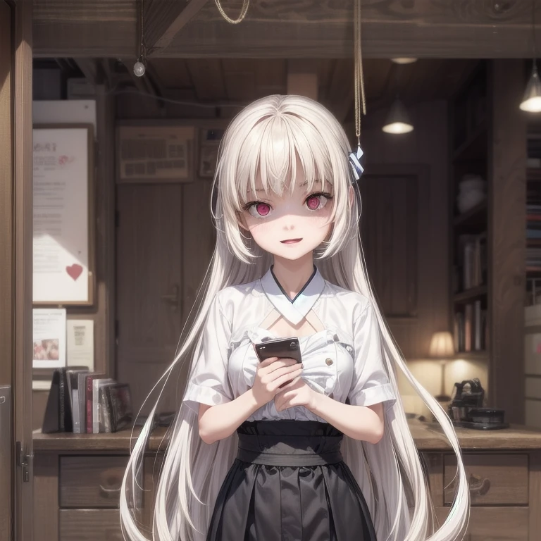 arona_\(hei\), solo,masterpiece, best quality,grey eyes,a red halo, white hairband, hair bow, <lyco:cailaiarona-000007:0.7>