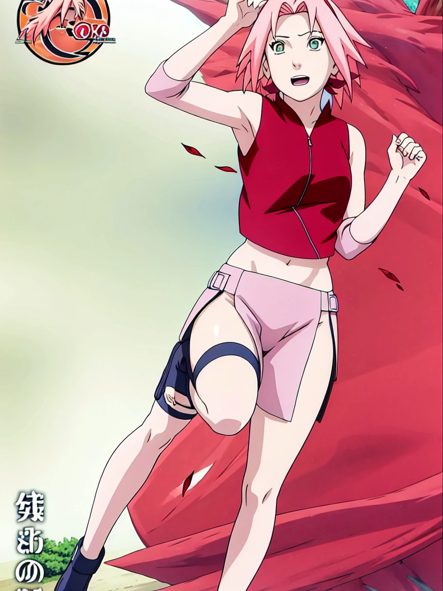 Sakura Haruno nude,wide hips,abdomen,sexy ,Show your armpits,jump,On the tree,IPST, naked,Torn shirt,full body,sleep, In the forest,open shirt,nipple