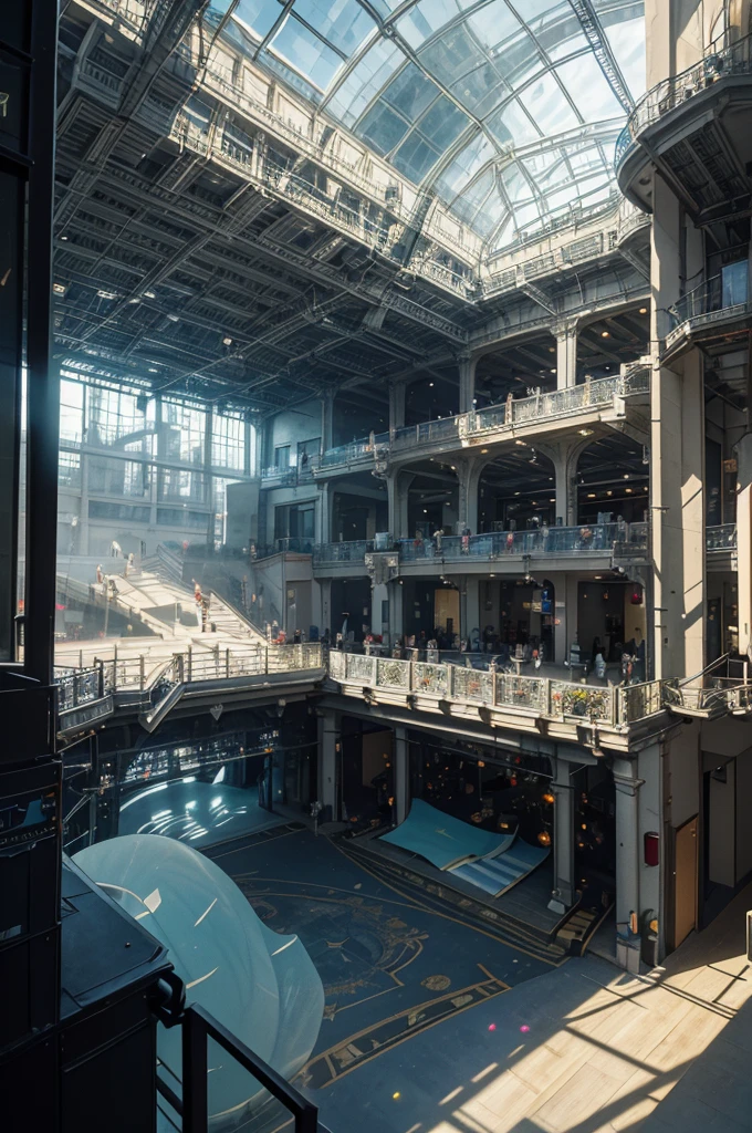 Features: Start-up incubators, technology companies, conference centers, Art Galeries, theaters, studios d'artistes.
architecture: Avant-garde buildings incorporating magical technologies (holograms, magico-technological transport), eclectic buildings with creative touches (magical murals, living sculptures).