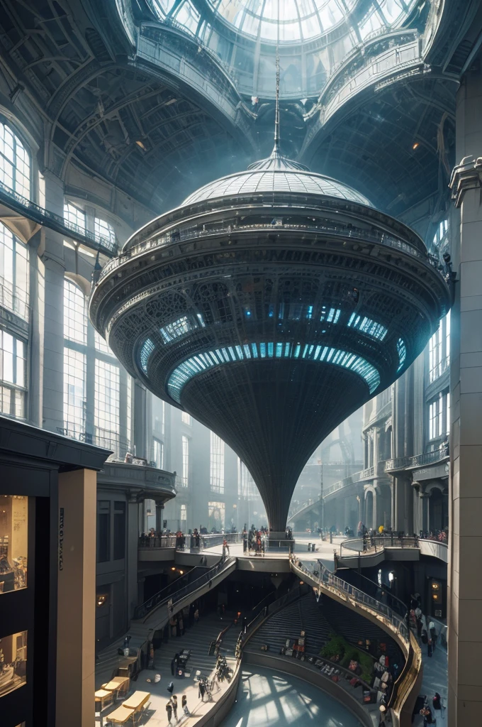 Features: Start-up incubators, technology companies, conference centers, Art Galeries, theaters, studios d'artistes.
architecture: Avant-garde buildings incorporating magical technologies (holograms, magico-technological transport), eclectic buildings with creative touches (magical murals, living sculptures).
