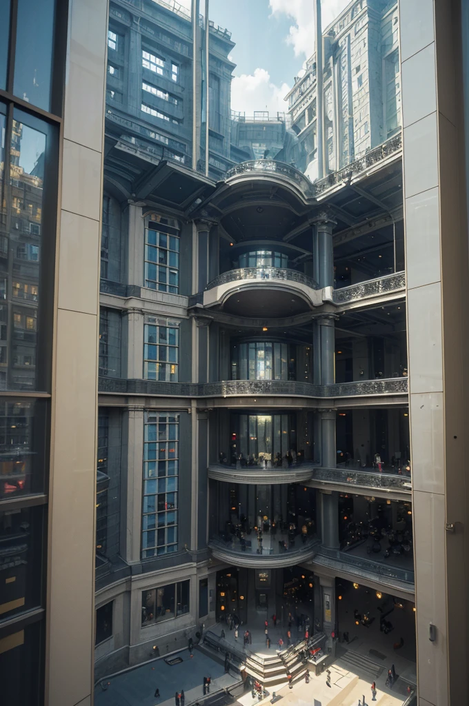     Features: Start-up incubators, technology companies, conference centers, Art Galeries, theaters, studios d'artistes.
    architecture: Avant-garde buildings incorporating magical technologies (holograms, magico-technological transport), eclectic buildings with creative touches (magical murals, living sculptures).