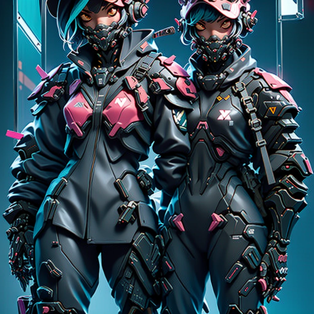 (masterpiece, best quality, ultra-detailed), mecha pilot woman, futuristic pilot suit, sleek and form-fitting with advanced protective gear, helmet with transparent visor and integrated HUD, short hair, determined expression, standing confidently in front of a large mecha in a seductive pose, one hand on her hip, the other slightly touching the mecha, cyberpunk cityscape in the background, neon lights reflecting off her suit, intricate mechanical details, holding a helmet under one arm, high-tech environment, cinematic lighting