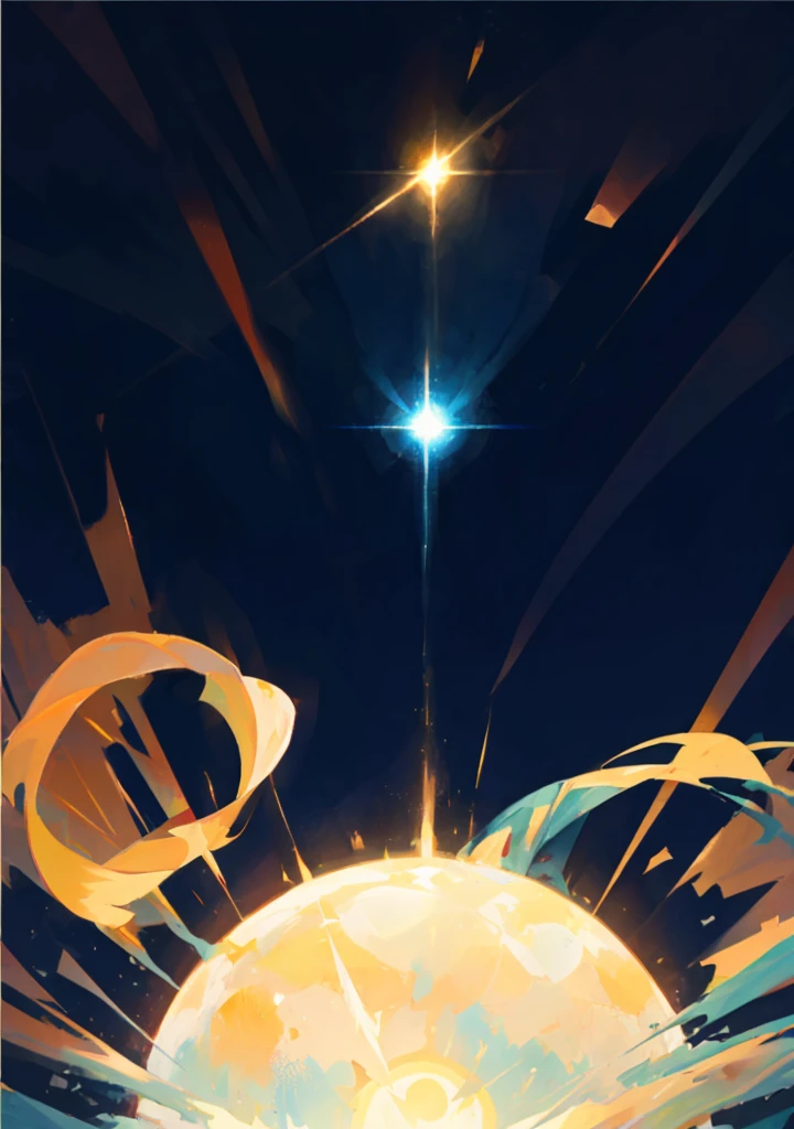 A luminous comet streaks across the night sky, its icy nucleus glowing brightly as it hurtles through space. The comet's tail, a stunning display of blue and white, fans out behind it, shimmering with an ethereal light. The background is a deep, velvety black, speckled with distant stars, enhancing the comet's brilliance. The poster captures the comet's motion, creating a sense of awe and wonder, as if it’s painting a celestial masterpiece.
Sun:
The sun dominates the poster with its radiant golden hues, casting a warm, inviting glow. Its surface is a mesmerizing blend of fiery yellows, oranges, and reds, swirling together in a dance of solar flares and sunspots. Rays of light emanate from the sun in all directions, illuminating the surrounding space with a soft, ambient light. The background transitions from deep blue to light azure, suggesting the vastness of the sky. The poster exudes energy and vitality, celebrating the life-giving power of the sun