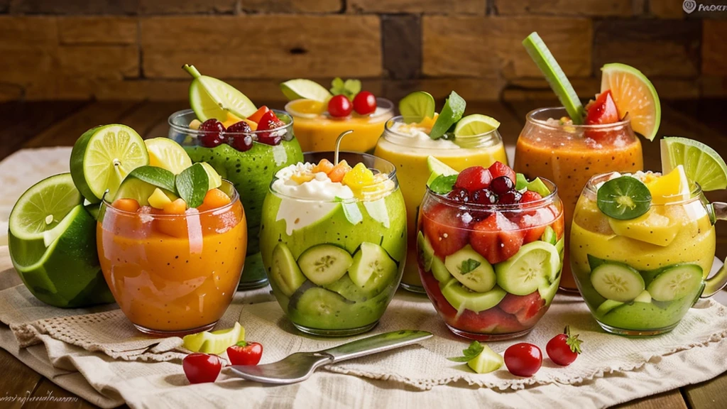 Delicious Breakfast Ideas for a Healthy Morning 🥝🍌🍉🍒🥬🥒🌽☘🥕🍵