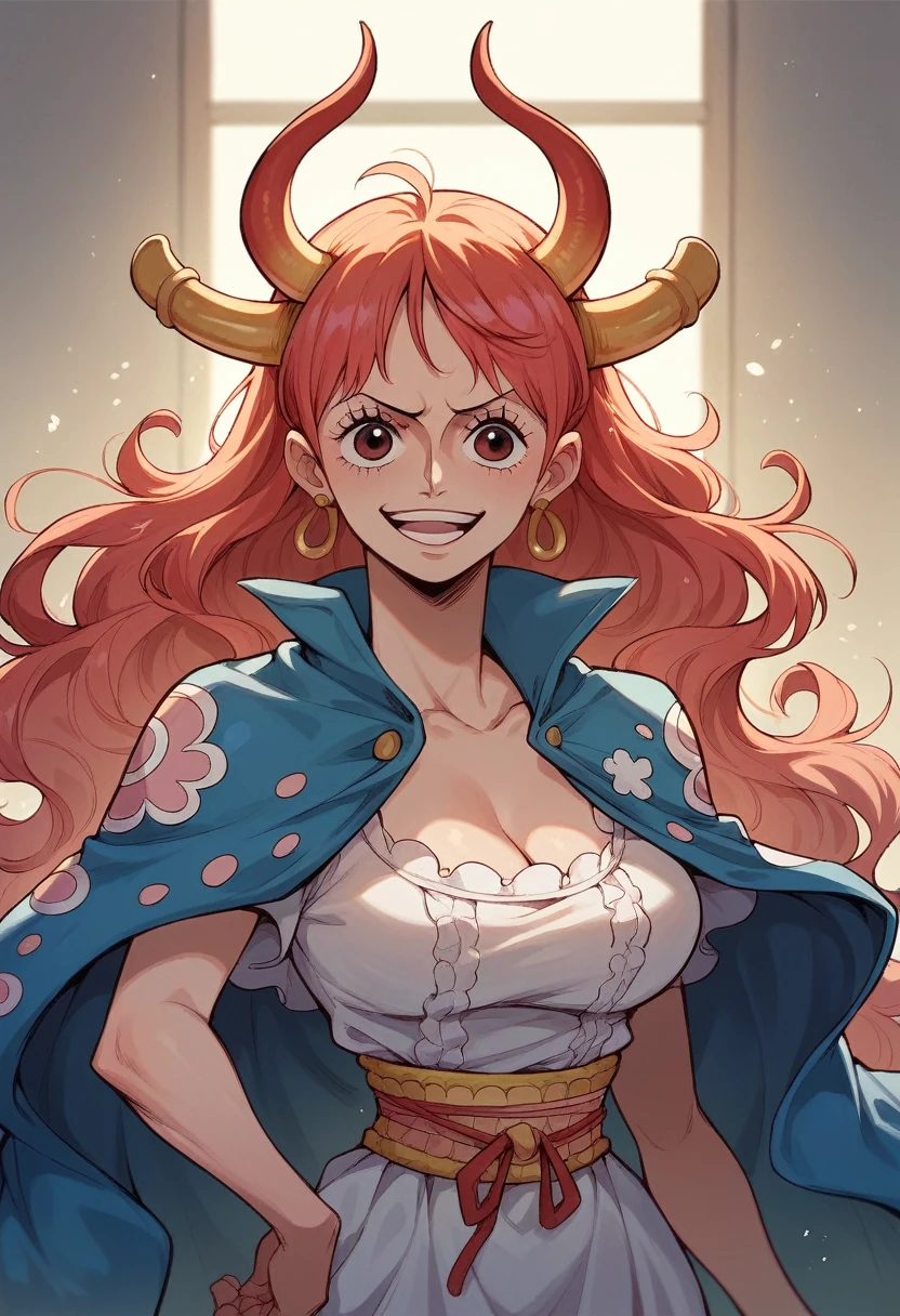 One Piece's Nami with nude breasts