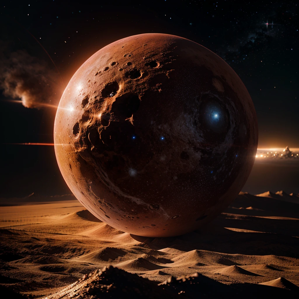 Universe ,4k, star ,red ,
