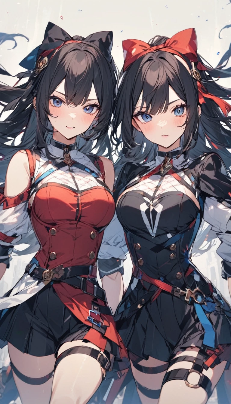 Twin woman 
