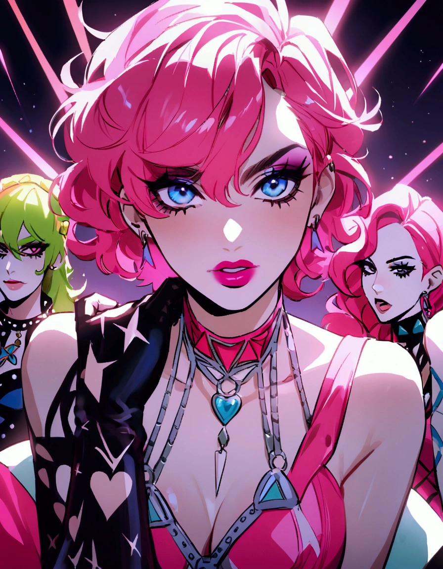 Jem. Jem is excitement. Ooh! Jem! Jem is adventure. Ooh! Glamour and glitter, Fashion and fame. Jem. Jem is truly outrageous, Truly, truly, truly outrageous. Woah! Jem! The music's contagious, outrageous! Jem is my name, No one else is the same! Jem is my name! But we're The Misfits, Our songs are better! We are The Misfits, The Misfits, And we're gonna get her! Jem! The music's contagious, outrageous! Jem is my name, No one else is the same! Jem is my name! Jem!